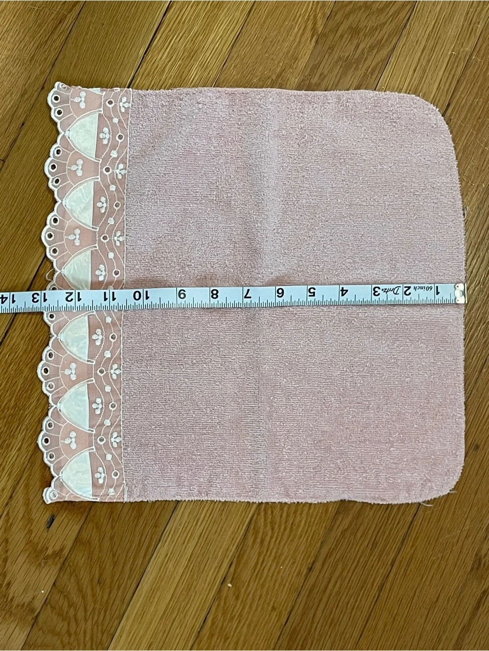 Vintage Laura Ashley Avanti Pink Eyelet Lace Bath Towel Set Cottagecore
